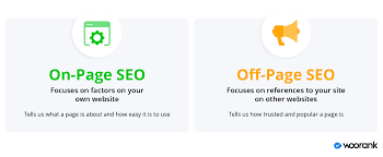 seo on page and off page