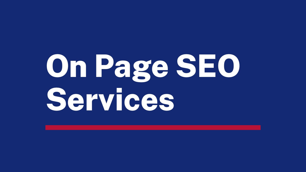 on site seo services